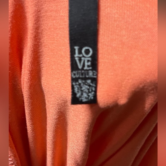 Love Culture Tangerine Color Sum Dress M - Picture 3 of 3